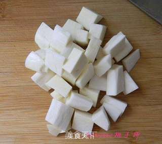 豉香茭白豆瓣的做法步骤:2