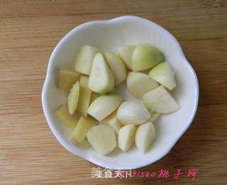 豉香茭白豆瓣的做法步骤:4