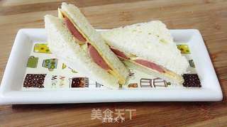 快手早餐——三明治的做法步骤:12