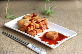 油炸臭豆腐的做法步骤:7