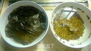 海带绿豆糖水的做法步骤:3