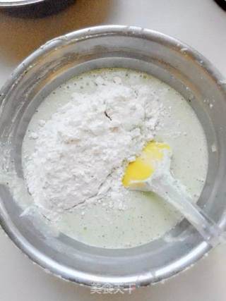小清新的藿香芝士蛋糕的做法步骤:5