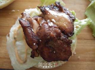 手工燕麦鸡腿堡的做法步骤:19