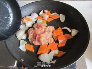 咖喱鸡片菜花的做法步骤:5
