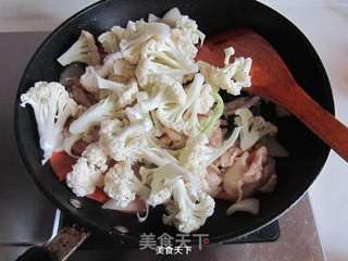 咖喱鸡片菜花的做法步骤:6