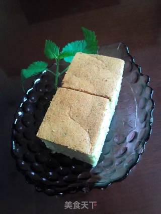 小清新的藿香芝士蛋糕的做法步骤:12