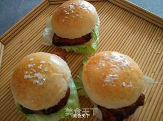 手工燕麦鸡腿堡的做法步骤:21