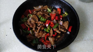 辣椒炒猪肝的做法步骤:10