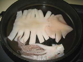 铁板鱿鱼的做法步骤:3