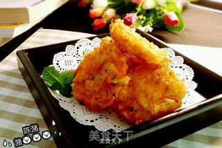 炸南瓜饼的做法步骤:8