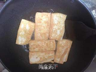色香味十足的--肉条烧豆腐的做法步骤:4