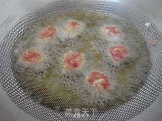 荔枝猪肉丸的做法步骤:7