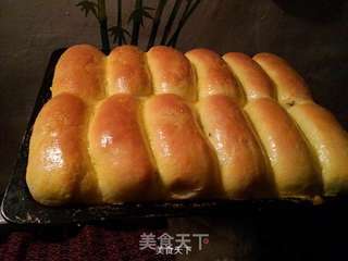 黑豆沙小面包的做法步骤:6