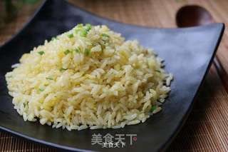 黄金蛋炒饭的做法步骤:5