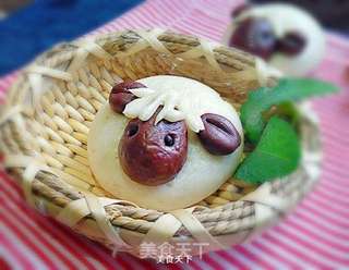 羊咩咩蜜枣馒头的做法步骤:18