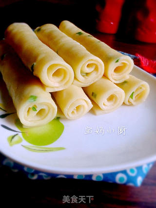 鸡蛋饼的做法步骤:9