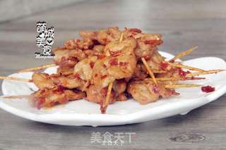 香辣牙签肉的做法步骤:6