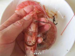 椒盐红虾的做法步骤:2