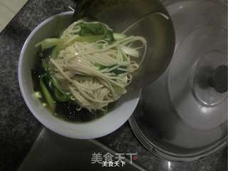 阳春面的做法步骤：13