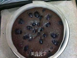 蓝莓巧克力蛋糕的做法步骤:14