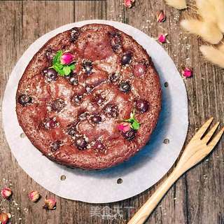 蓝莓巧克力蛋糕的做法步骤:15