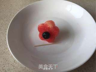 让幸福像花儿一样绽放!【西瓜盆栽水果拼盘】的做法步骤:9