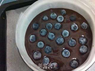 蓝莓巧克力蛋糕的做法步骤:13