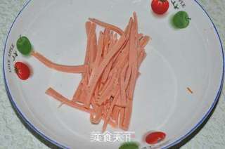 五彩炒面的做法步骤:8