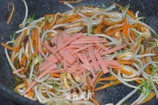 五彩炒面的做法步骤:14