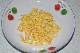 五彩炒面的做法步骤:4