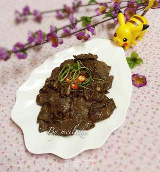 爆炒牛肉的做法步骤:9