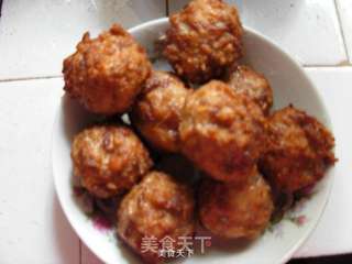 红烧小小狮子头的做法步骤:4