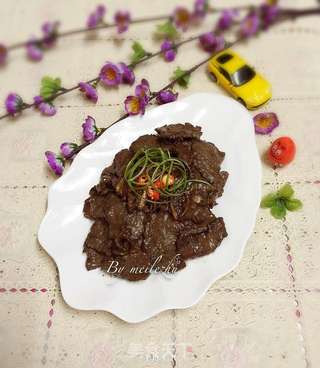 爆炒牛肉的做法步骤:8