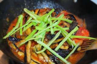西红柿烧茄子的做法步骤:12