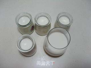 蓝莓豆浆布丁的做法步骤:8
