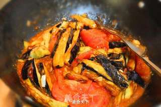 西红柿烧茄子的做法步骤:11