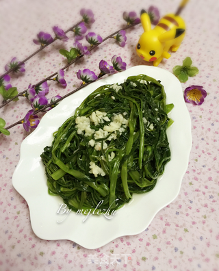 蒜蓉拌空心菜的做法步骤:8