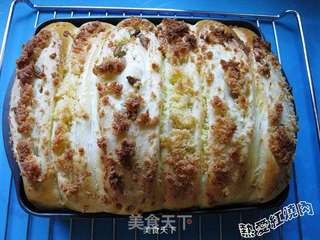 椰蓉葡萄干排包的做法步骤:19