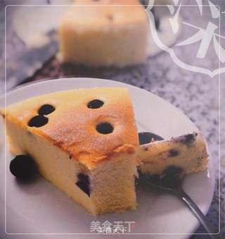 【蓝莓轻乳酪蛋糕】· 绵滑的口感，丝般感受的做法步骤：11