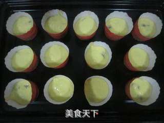 葡萄干酸奶玛芬的做法步骤:6