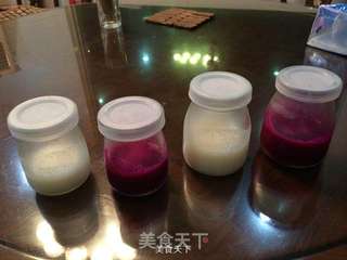 火龙果椰汁布丁的做法步骤:8
