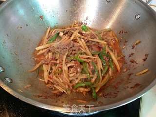 仔姜炒牛肉丝的做法步骤:5