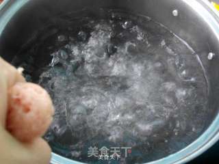 西兰花肉丸粥的做法步骤:4