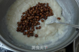 红豆牛奶软糕的做法步骤:6