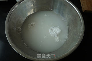 红豆牛奶软糕的做法步骤:2