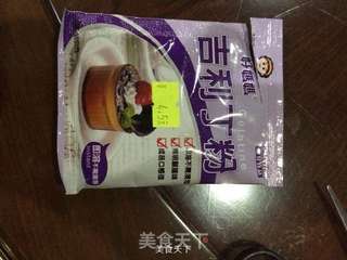 火龙果椰汁布丁的做法步骤:2