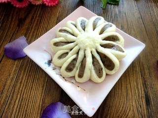 菊花馒头的做法步骤:14