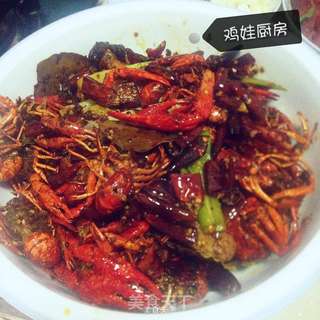 爆炒香辣小龙虾的做法步骤:8
