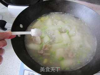 毛豆冬瓜排骨汤的做法步骤:12