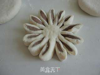 菊花馒头的做法步骤:12